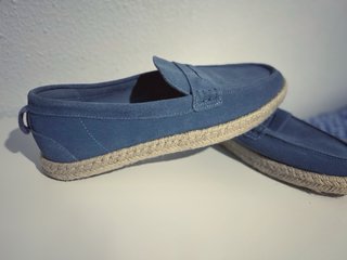 Mocasines Zara Azul
