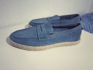 Mocasines Zara Azul