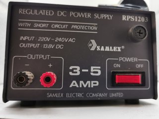 Fuente Alimentación Samlex RPS1203 13.8V 3-5A