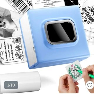 Phomemo Mini Impresora Térmica Azul/Blanco
