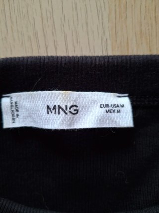 Lote 2 Camisetas Tirantes Mango Negras