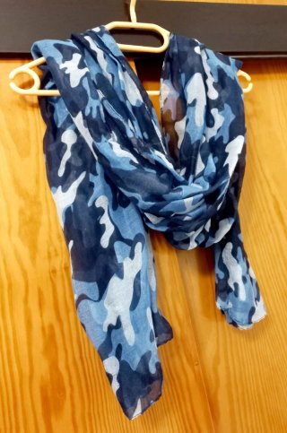 Foulard Azul Camuflaje