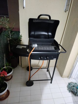 Barbacoa a gas con botella Repsol