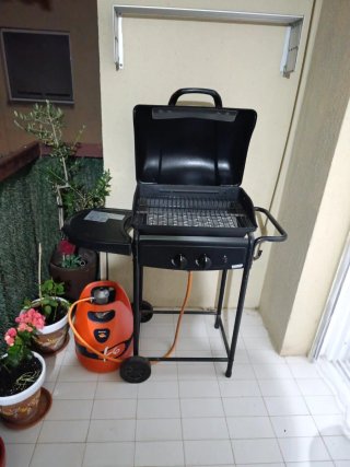 Barbacoa a gas con botella Repsol