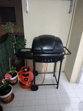 Barbacoa a gas con botella Repsol