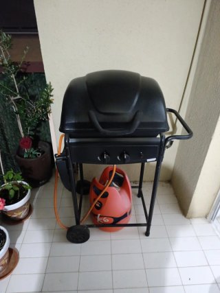 Barbacoa a gas con botella Repsol