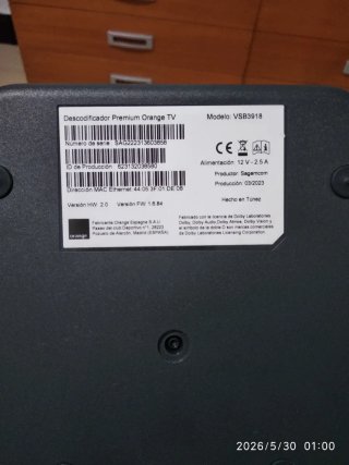 Descodificador Orange TV 4K Premium