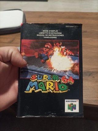 Super Mario 64 - Cartuccia e Manuale N64