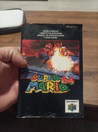Super Mario 64 - Cartuccia e Manuale N64