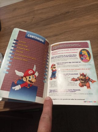 Super Mario 64 - Cartuccia e Manuale N64