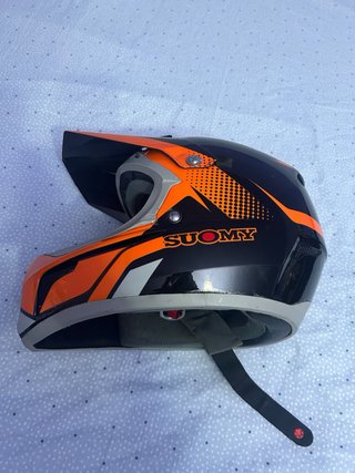 Casco Enduro SUOMY Negro Naranja talla L