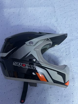 Casco Enduro SUOMY Negro Naranja talla L