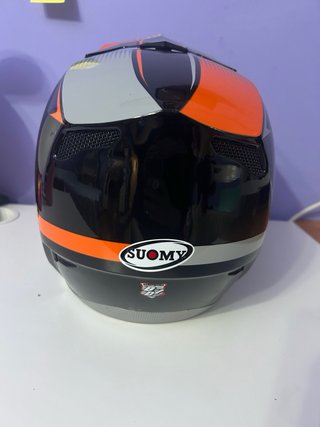 Casco Enduro SUOMY Negro Naranja talla L