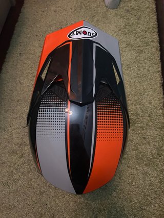Casco Enduro SUOMY Negro Naranja talla L