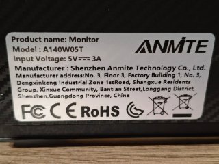 Monitor portatile ANMTE 13,3"