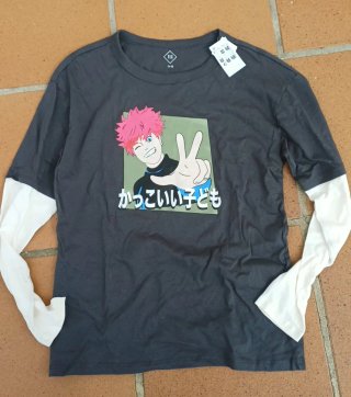Camiseta manga larga TEX gris
