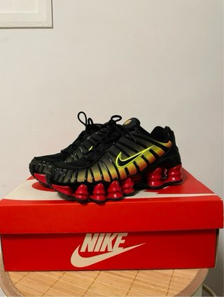 Nike Shox TL Negro Degradado Fuego - Nuevas