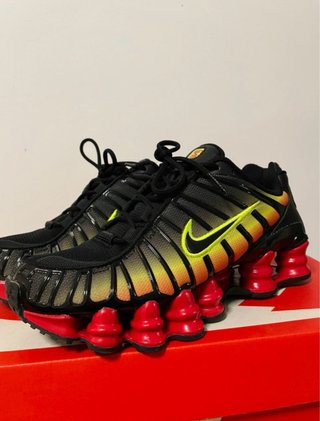 Nike Shox TL Negro Degradado Fuego - Nuevas
