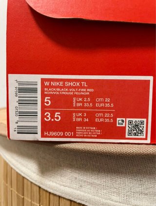 Nike Shox TL Negro Degradado Fuego - Nuevas