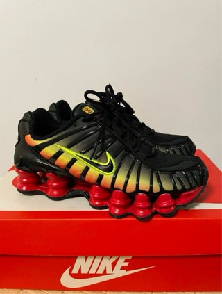 Nike Shox TL Negro Degradado Fuego - Nuevas