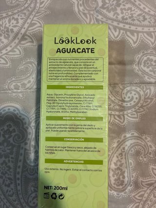Crema Corporal Aguacate LookLook