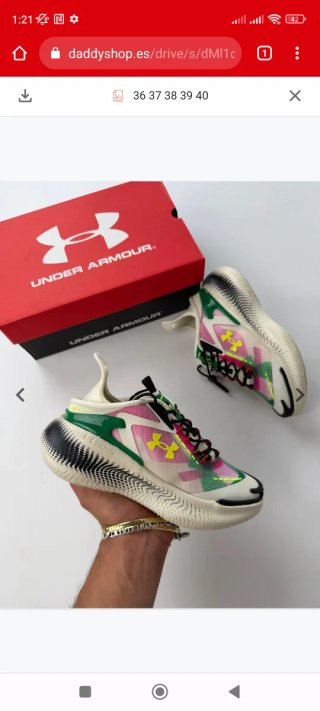 Zapatillas Under Armour Phantom Talla 40