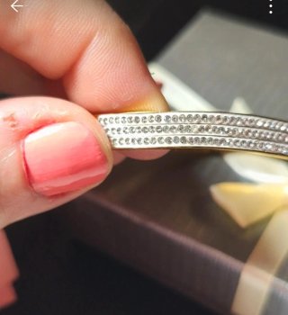 Pulsera Vintage Oro y Plata con Cristales