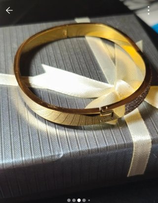 Pulsera Vintage Oro y Plata con Cristales