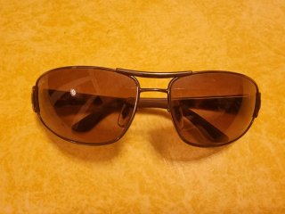 Occhiali da sole Ray-Ban neri/marroni