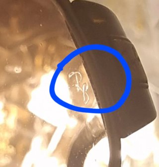 Occhiali da sole Ray-Ban neri/marroni