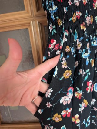 Mono corto estampado floral mujer