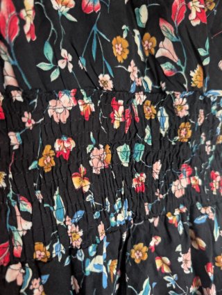 Mono corto estampado floral mujer