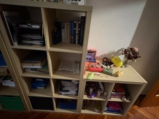 Estantería modular de madera