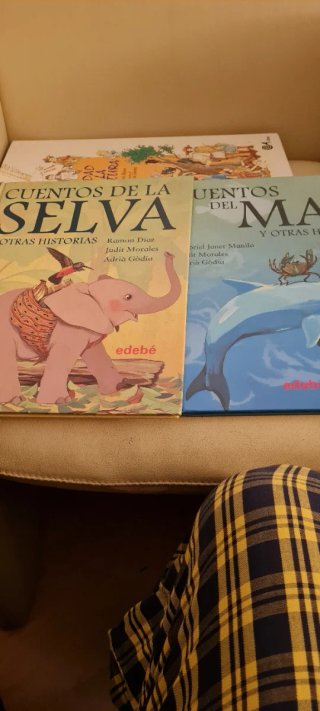 Lote 5 Libros Infantiles Ilustrados +Póster 3D