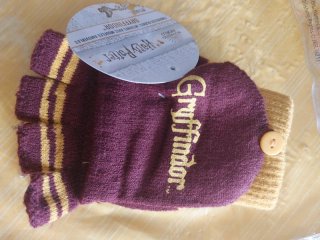 Guantes sin dedos Harry Potter Gryffindor