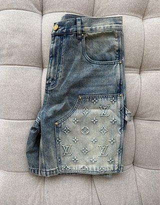 Louis Vuitton Vaqueros Cortos Monogram