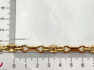 cadena oro 18k 30cm