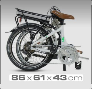 NUEVA.Bicicleta Eléctrica Plegable Megamo Chip 3.0