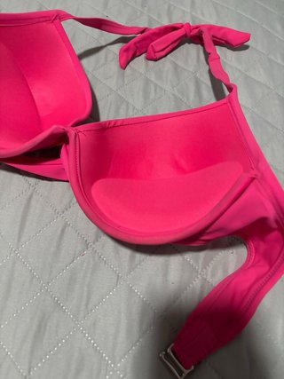 Bikini Rosa con Tirantes Ajustables