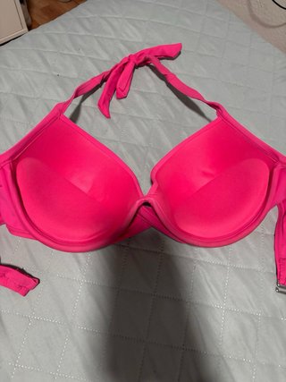 Bikini Rosa con Tirantes Ajustables