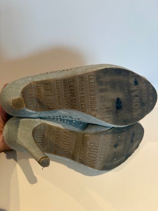 Zapatos Bounarotti Plata Talla 39