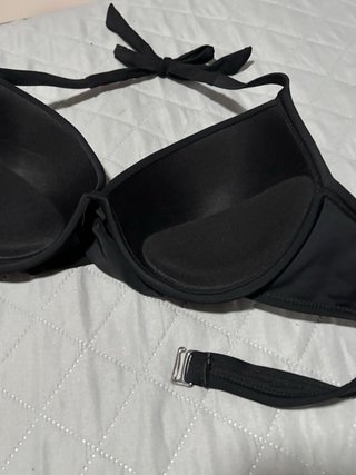 Bikini negro con lazo