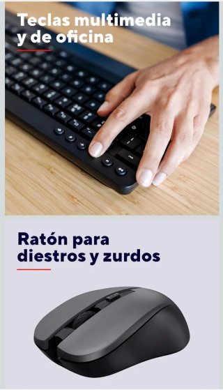 Trust Trezo Teclado y Ratón Inalámbrico