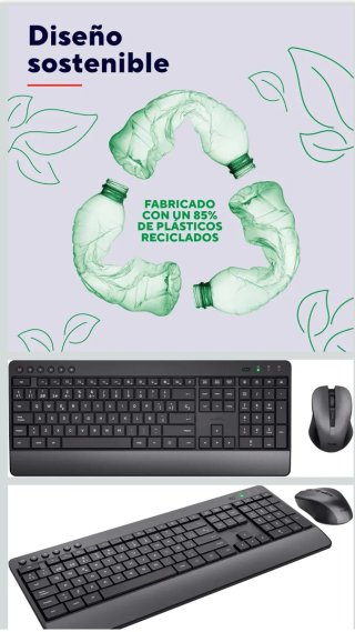 Trust Trezo Teclado y Ratón Inalámbrico