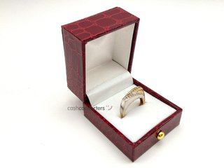 anillo oro 14k con diamante