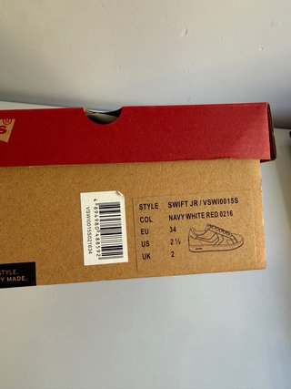 Zapatillas Levi's niño nuevas