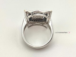 anillo oro 18k con circonita