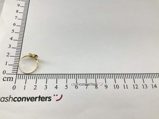anillo oro 18k con piedra