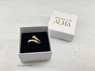 anillo oro 18k con piedra