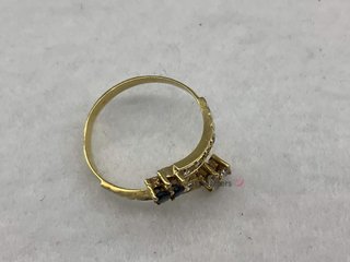 anillo oro 18k con piedra